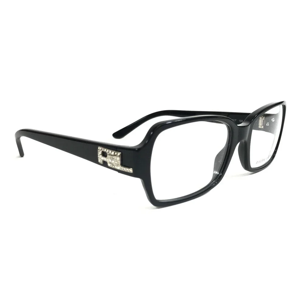 Ralph Lauren Eyeglasses Frames RL6030-B 5001 Black Silver Crystals 51-17-135
